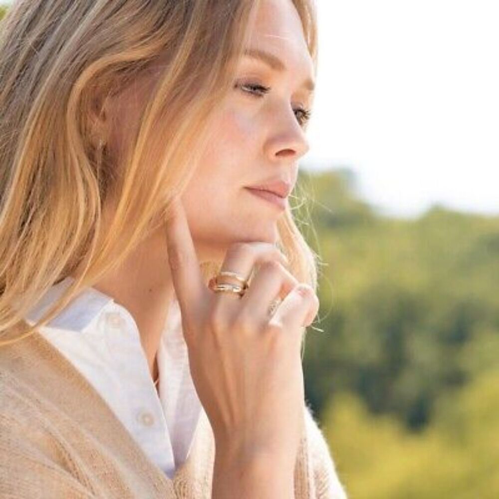 Loren Stewart Deux Open Band Ring in Gold Size 7 Rachel Zoe Curateur